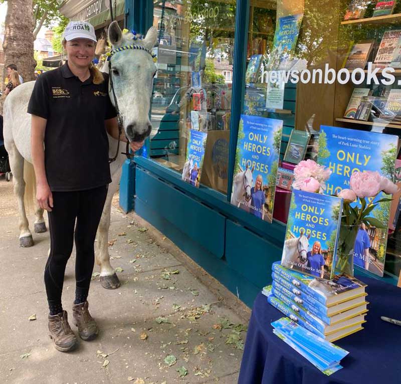 Natalie O’Rourke (Park Lane Stables) with her book Only Heroes and Horses Natalie has featured in Episodes – 29, 36, 127 & 168 of "The Paddock and The Pavilion"